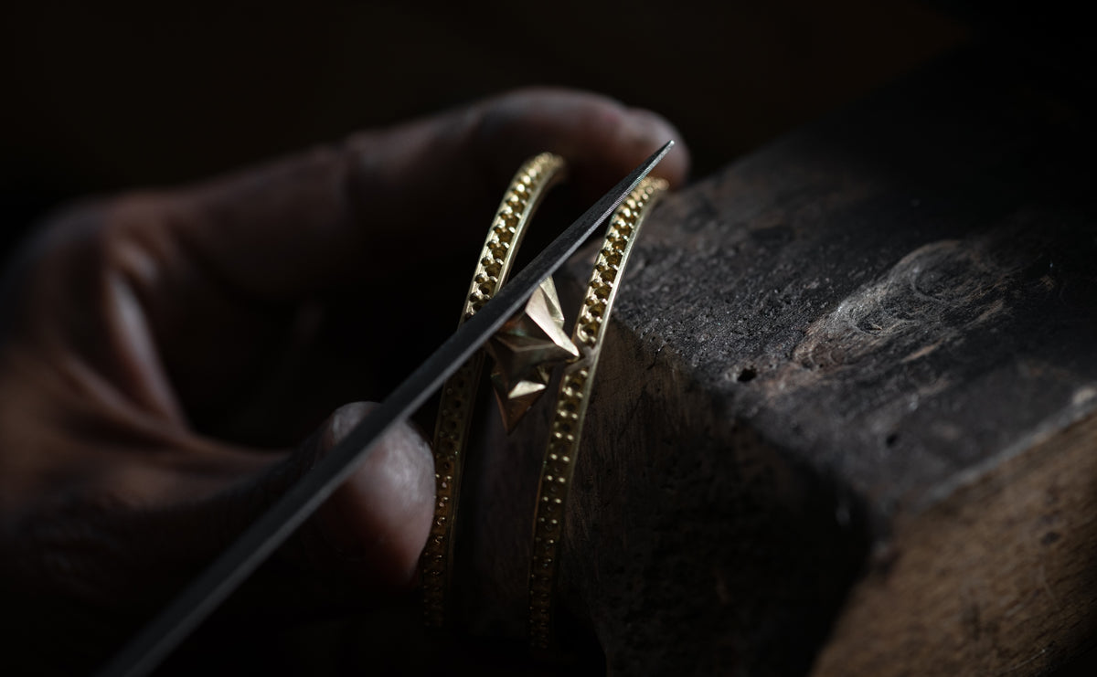 Gold Aura Bangle Craft by Sofia Al Asfoor