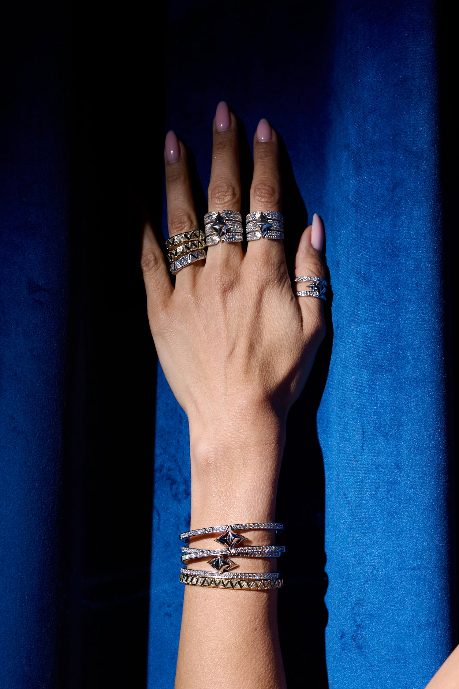 Aura Two-Row Pavé Bracelet