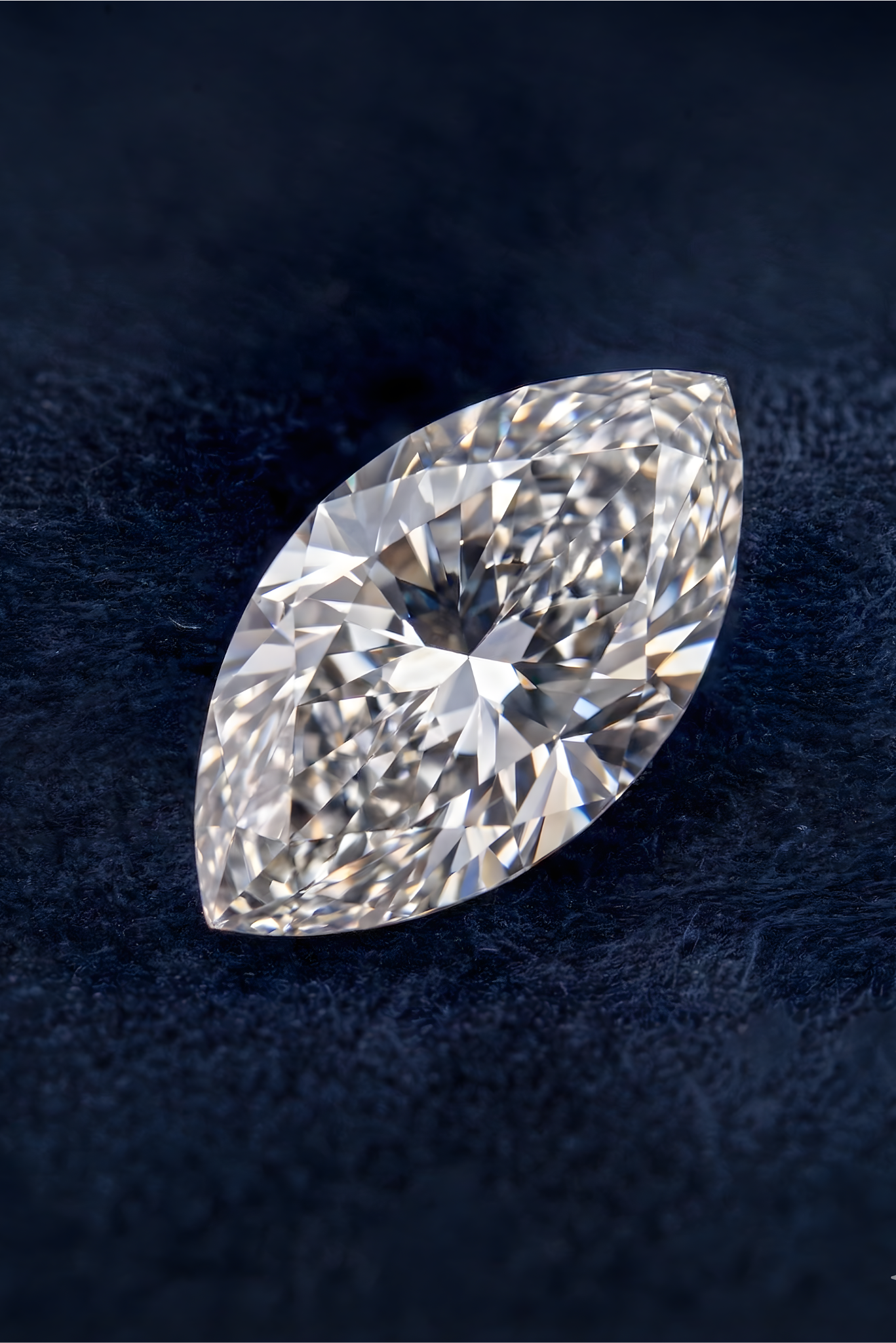 Marquise-Cut Lab Diamond