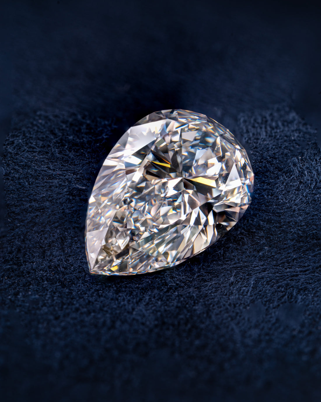 Pear-Cut Lab Diamond