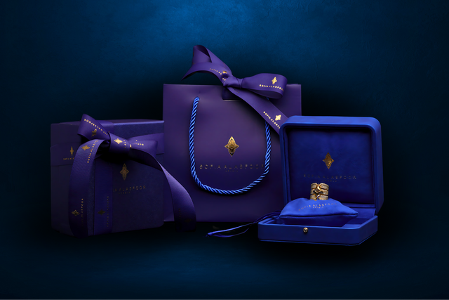 Sofia Al Asfoor Blue Packaging